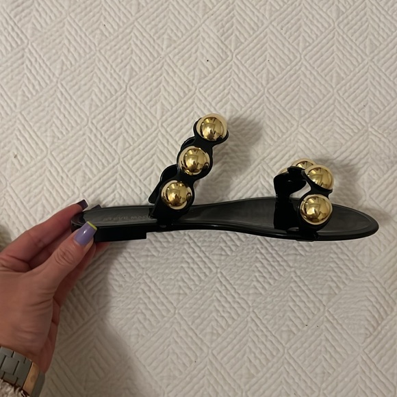 Steve Madden Chrishelle jelly Studded sandal size 7, - Picture 3 of 4